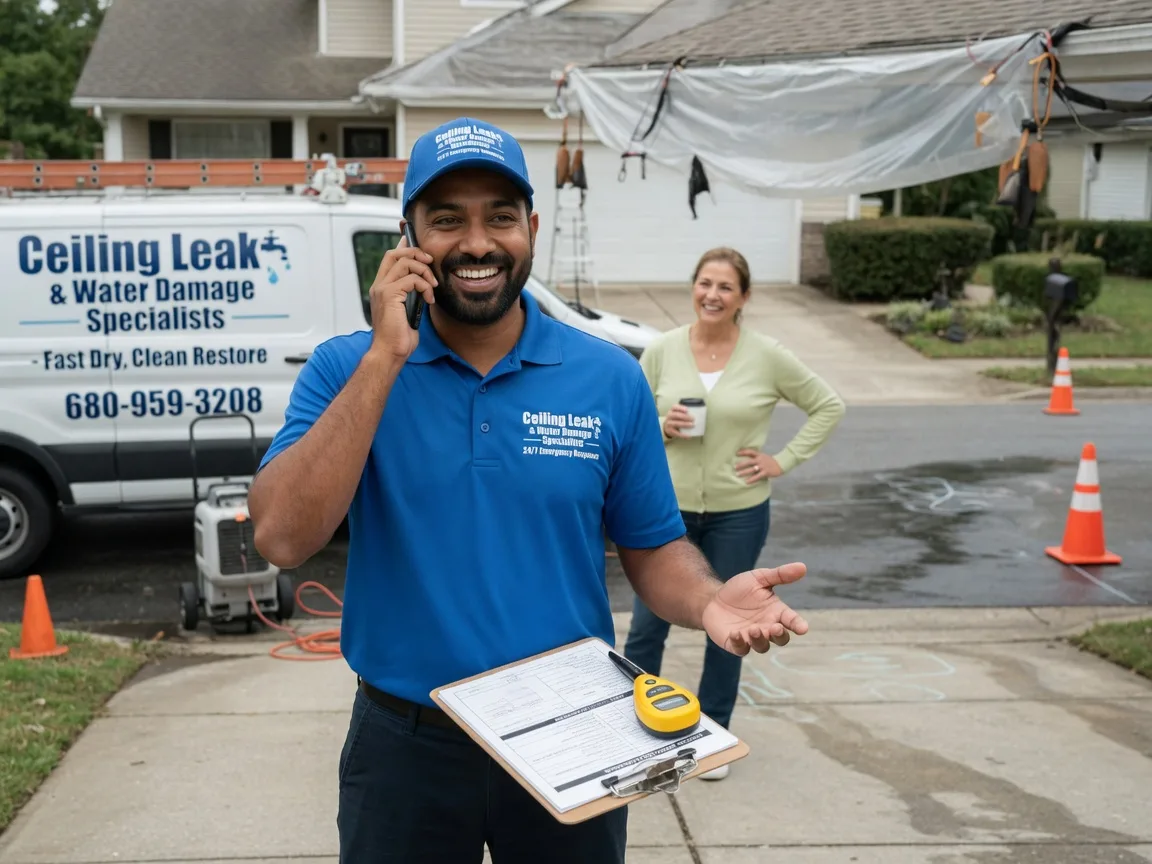 Ceiling Leak Cleanup Waukon, IA FAQs